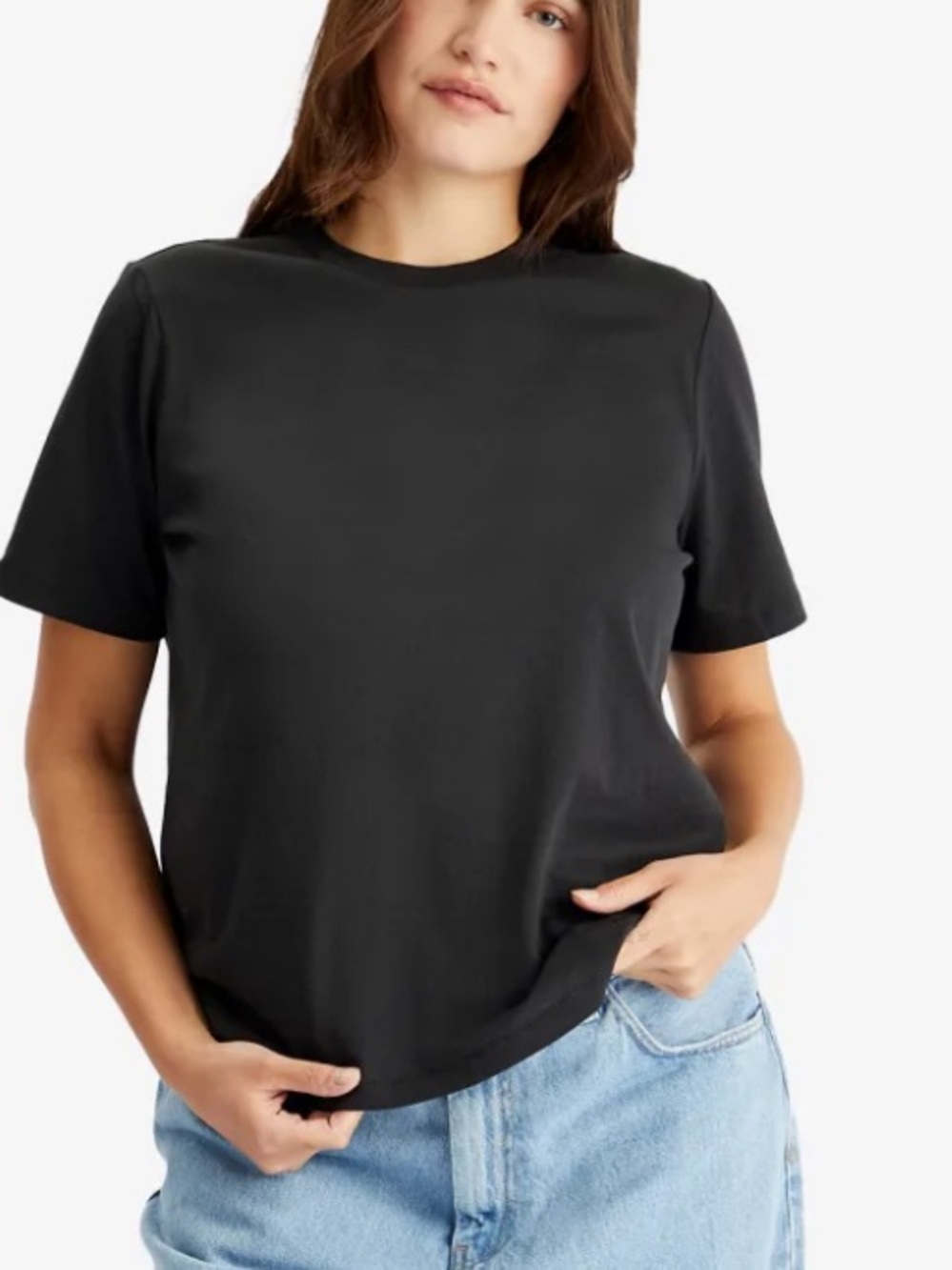 Skims Relaxed Fit Tee in Onyx 🆕